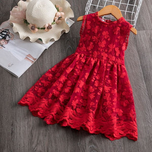 Lace Girls Dress Princess Kids Dresses For Girls Causal Wear Children Clothing Dress 3 8 Years Girls Dress Vestido Robe Fille