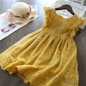 Lace Girls Dress Princess Kids Dresses For Girls Causal Wear Children Clothing Dress 3 8 Years Girls Dress Vestido Robe Fille