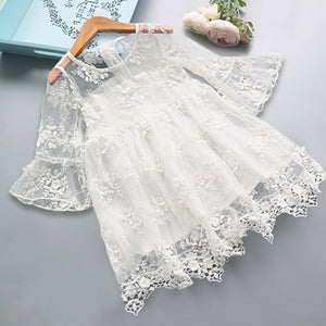 Lace Girls Dress Princess Kids Dresses For Girls Causal Wear Children Clothing Dress 3 8 Years Girls Dress Vestido Robe Fille