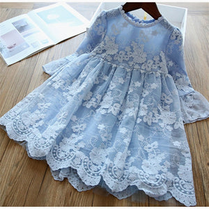 Lace Girls Dress Princess Kids Dresses For Girls Causal Wear Children Clothing Dress 3 8 Years Girls Dress Vestido Robe Fille