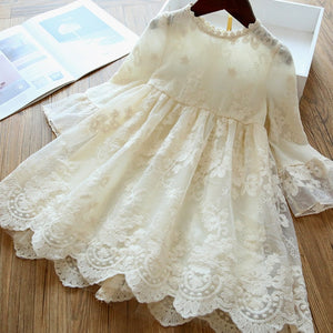 Lace Girls Dress Princess Kids Dresses For Girls Causal Wear Children Clothing Dress 3 8 Years Girls Dress Vestido Robe Fille