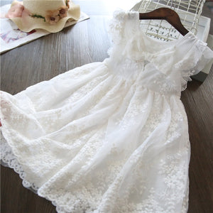 Lace Girls Dress Princess Kids Dresses For Girls Causal Wear Children Clothing Dress 3 8 Years Girls Dress Vestido Robe Fille