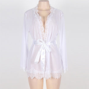 Lace Robe Pull Size XXL Sexy Lingerie Mini Dress Satin Bathrobe Bridesmaid Robes Lingerie Kimono Womens Tops and Blouses