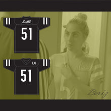 Load image into Gallery viewer, LG Joanne 51 Black Football Jersey Gaga: Five Foot Two