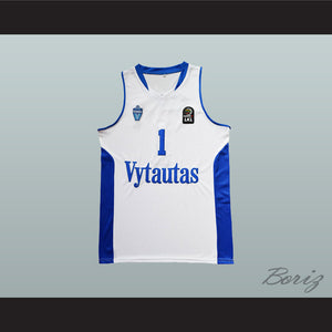 Lamelo Ball 1 Lithuania Vytautas White Basketball Jersey