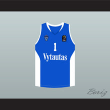 Load image into Gallery viewer, Lamelo Ball 1 Lithuania Vytautas Blue Basketball Jersey