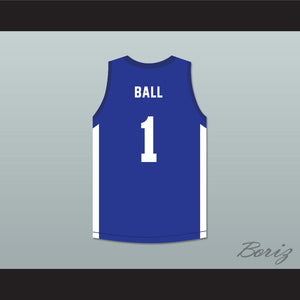 LaMelo Ball 1 SPIRE Blue Basketball Jersey