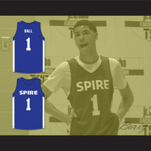 Load image into Gallery viewer, LaMelo Ball 1 SPIRE Blue Basketball Jersey