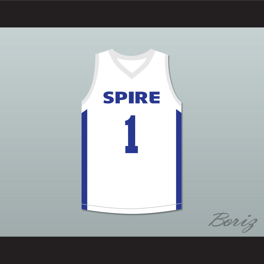 LaMelo Ball 1 SPIRE Institute White Basketball Jersey