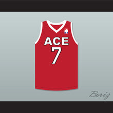 Load image into Gallery viewer, Landon 7 ACE Family Charity Red Basketball Jersey