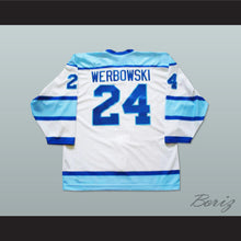 Load image into Gallery viewer, Lane Werbowski 24 Edmonton Oil Kings Hockey Jersey