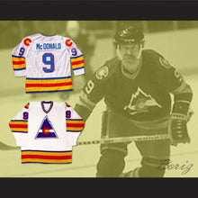 Load image into Gallery viewer, Lanny McDonald 9 Colorado White Hockey Jersey