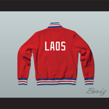 Load image into Gallery viewer, Laos Varsity Letterman Jacket-Style Sweatshirt