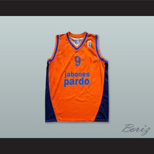 Load image into Gallery viewer, Larragan 9 Baloncesto Fuenlabrada Orange Basketball Jersey