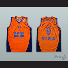 Load image into Gallery viewer, Larragan 9 Baloncesto Fuenlabrada Orange Basketball Jersey