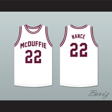 Load image into Gallery viewer, Larry Nance 22 McDuffie High School Fighting Scots White Basketball Jersey