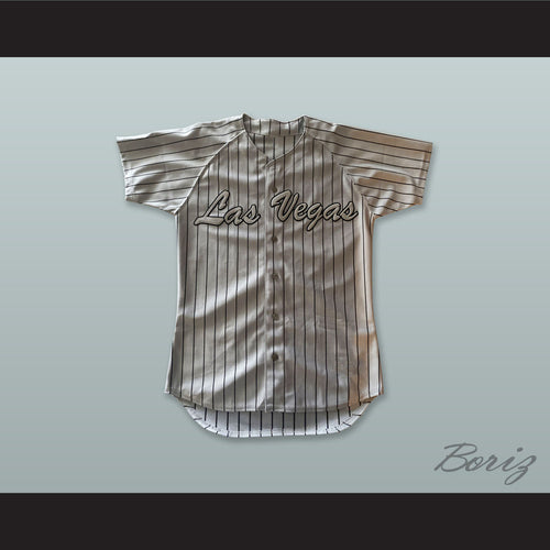 Las Vegas Gray Pinstriped Baseball Jersey