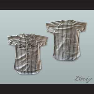 Las Vegas Gray Pinstriped Baseball Jersey