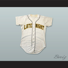 Load image into Gallery viewer, Late Night with David Letterman 4 White Baseball Jersey