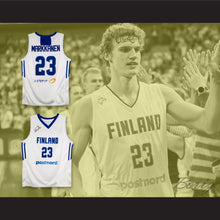 Load image into Gallery viewer, Lauri Markkanen 23 Finland National Team White Basketball Jersey