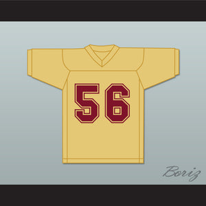 Lawrence Taylor 56 Heartland State University Comebacks Gold Practice Football Jersey