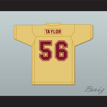 Load image into Gallery viewer, Lawrence Taylor 56 Heartland State University Comebacks Gold Practice Football Jersey