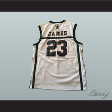 Load image into Gallery viewer, Lebron James 23 Fighting Irish High School Basketball Jersey White