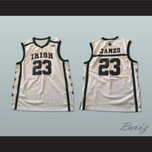 Load image into Gallery viewer, Lebron James 23 Fighting Irish High School Basketball Jersey White