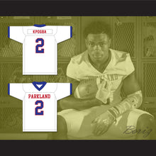 Load image into Gallery viewer, Lee Kpogba 2 Parkland High School White Football Jersey