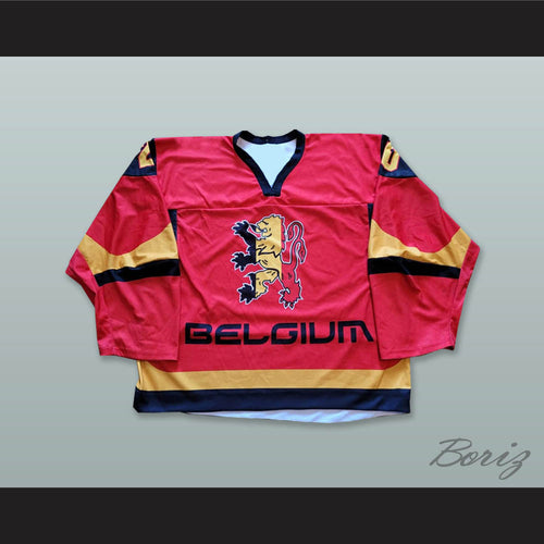 Legrand 20 Belgium Red Hockey Jersey
