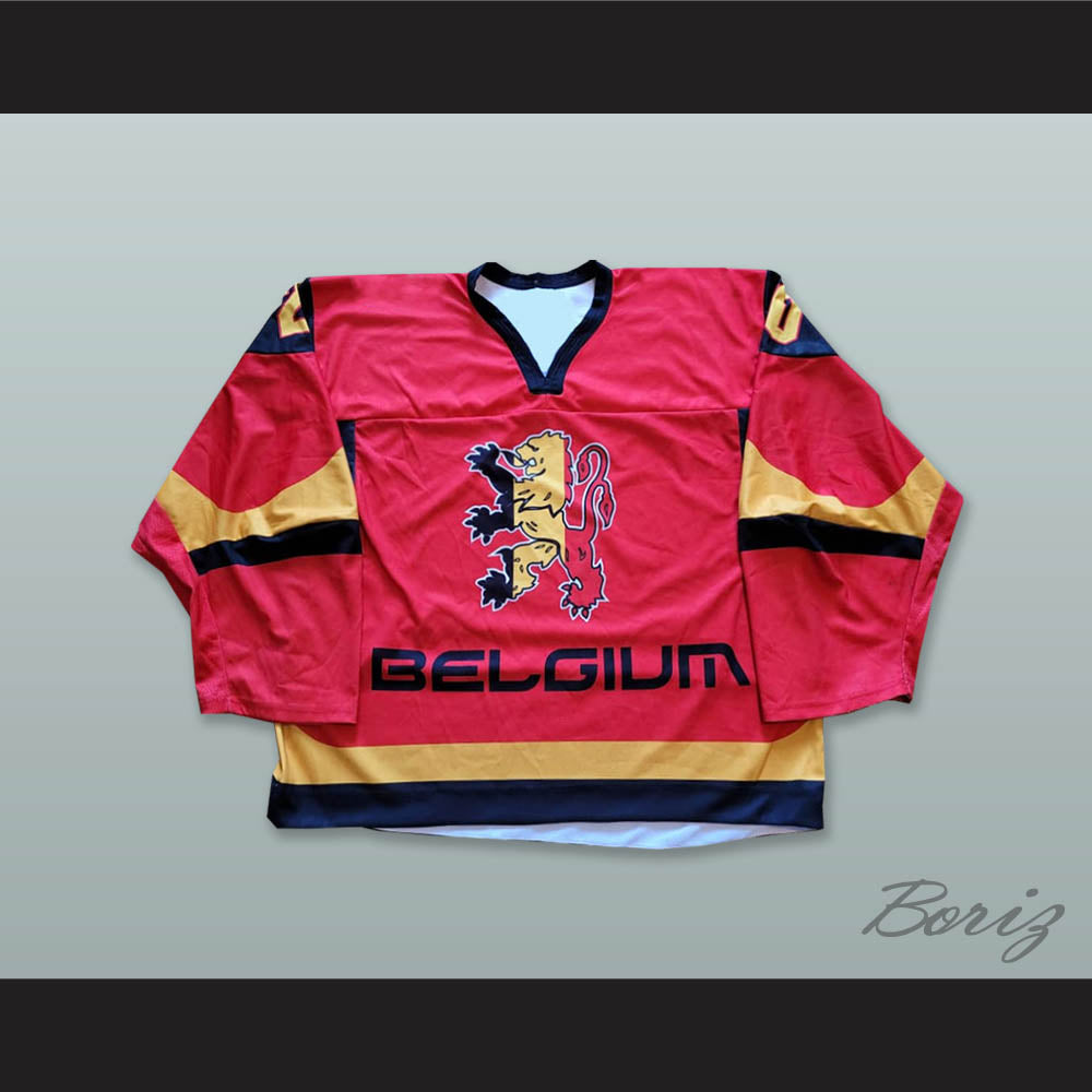 Legrand 20 Belgium Red Hockey Jersey