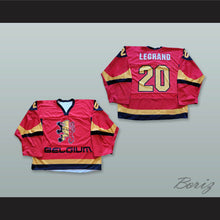 Load image into Gallery viewer, Legrand 20 Belgium Red Hockey Jersey