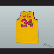 Load image into Gallery viewer, Len Bias 34 Maryland Yellow Basketball Jersey