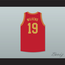 Load image into Gallery viewer, Lenny Wilkens 19 Boys High School Brooklyn Red Basketball Jersey