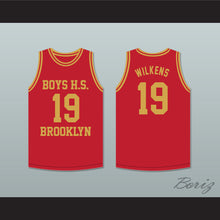 Load image into Gallery viewer, Lenny Wilkens 19 Boys High School Brooklyn Red Basketball Jersey