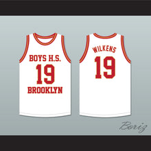 Load image into Gallery viewer, Lenny Wilkens 19 Boys High School Brooklyn White Basketball Jersey
