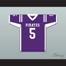 Load image into Gallery viewer, Leo Chenal 5 Grantsburg High School Pirates Purple Football Jersey 2