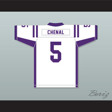 Load image into Gallery viewer, Leo Chenal 5 Grantsburg High School Pirates White Football Jersey 2