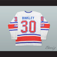 Load image into Gallery viewer, Les Binkley 30 WHA Toronto Toros White Hockey Jersey