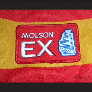 Les Boys Black Hockey Jersey with Molson Beer Patch