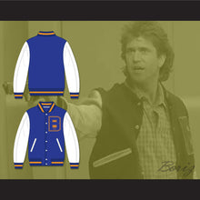 Load image into Gallery viewer, Lethal Weapon 2 Martin Riggs Blue and White Varsity Letterman Jacket-Style Sweatshirt