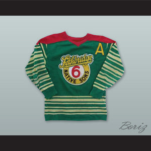 Lethbridge Native Sons 13 Green Hockey Jersey