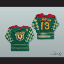 Load image into Gallery viewer, Lethbridge Native Sons 13 Green Hockey Jersey