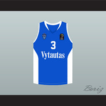 Load image into Gallery viewer, LiAngelo Ball 3 Lithuania Vytautas Blue Basketball Jersey