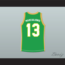 Load image into Gallery viewer, Sarunas Marciulionis 13 Lithuania Green Basketball Jersey 2