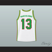 Load image into Gallery viewer, Sarunas Marciulionis 13 Lithuania White Basketball Jersey 2