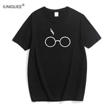 Load image into Gallery viewer, Lightning Glasses T-shirt Plus Size Shirt Tee High Quality SCREEN PRINT Super Soft unisex Cute Couple Tshirts