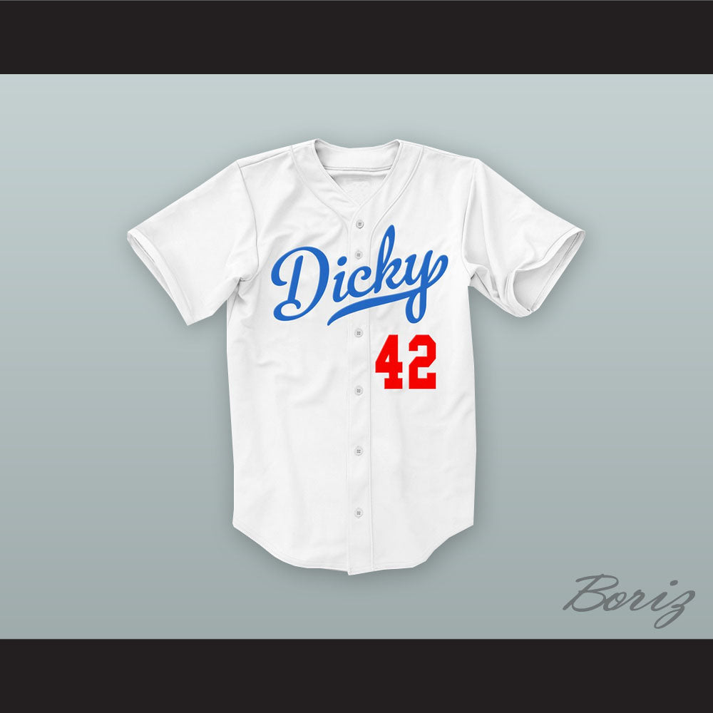 Lil Dicky 42 White Baseball Jersey
