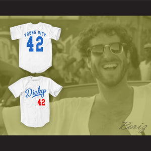 Lil Dicky 42 White Baseball Jersey