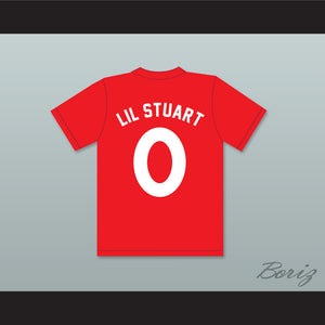 Lil Stuart 0 Little League Red Baseball Jersey MADtv Skit